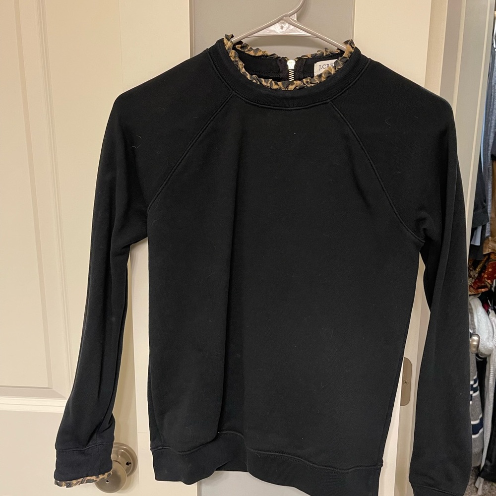 JCREW Leopard Crewneck